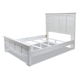 Surfside Weathered White Coastal 5 Pc Bedroom Set By Seawinds Trading