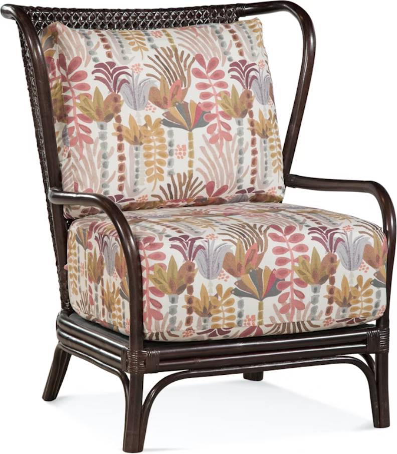 Sven Indoor Rattan Lounge Chair Model 1030-007 by Braxton Culler