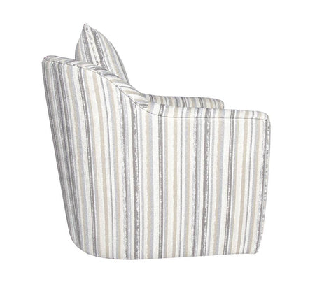Upholstered Swivel Chair Model SW109 by Capris Furniture