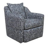 Upholstered Swivel Chair Model SW109 by Capris Furniture