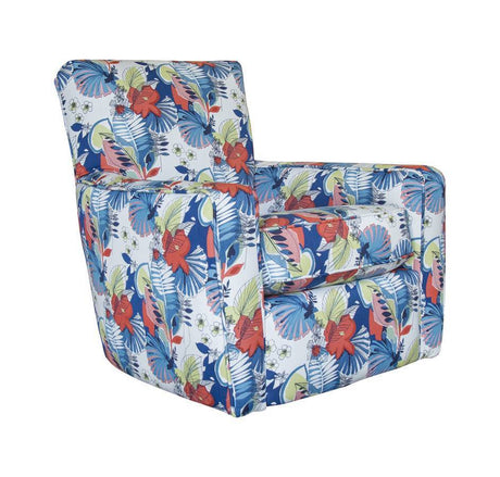 Upholstered Swivel Chair Model SW118 by Capris Furniture