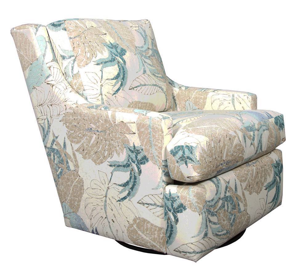 Valerie Upholstered Luxury Swivel Chair by Capris Furniture SW2111