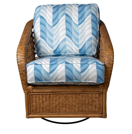Mackinac Rattan Swivel Glider Chair from Capris Furniture Model SW320