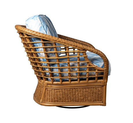 Mackinac Rattan Swivel Glider Chair from Capris Furniture Model SW320