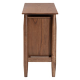 Alyssa Japandi Walnut Brown Wood 6-Drawer Dresser by Wicker Fair