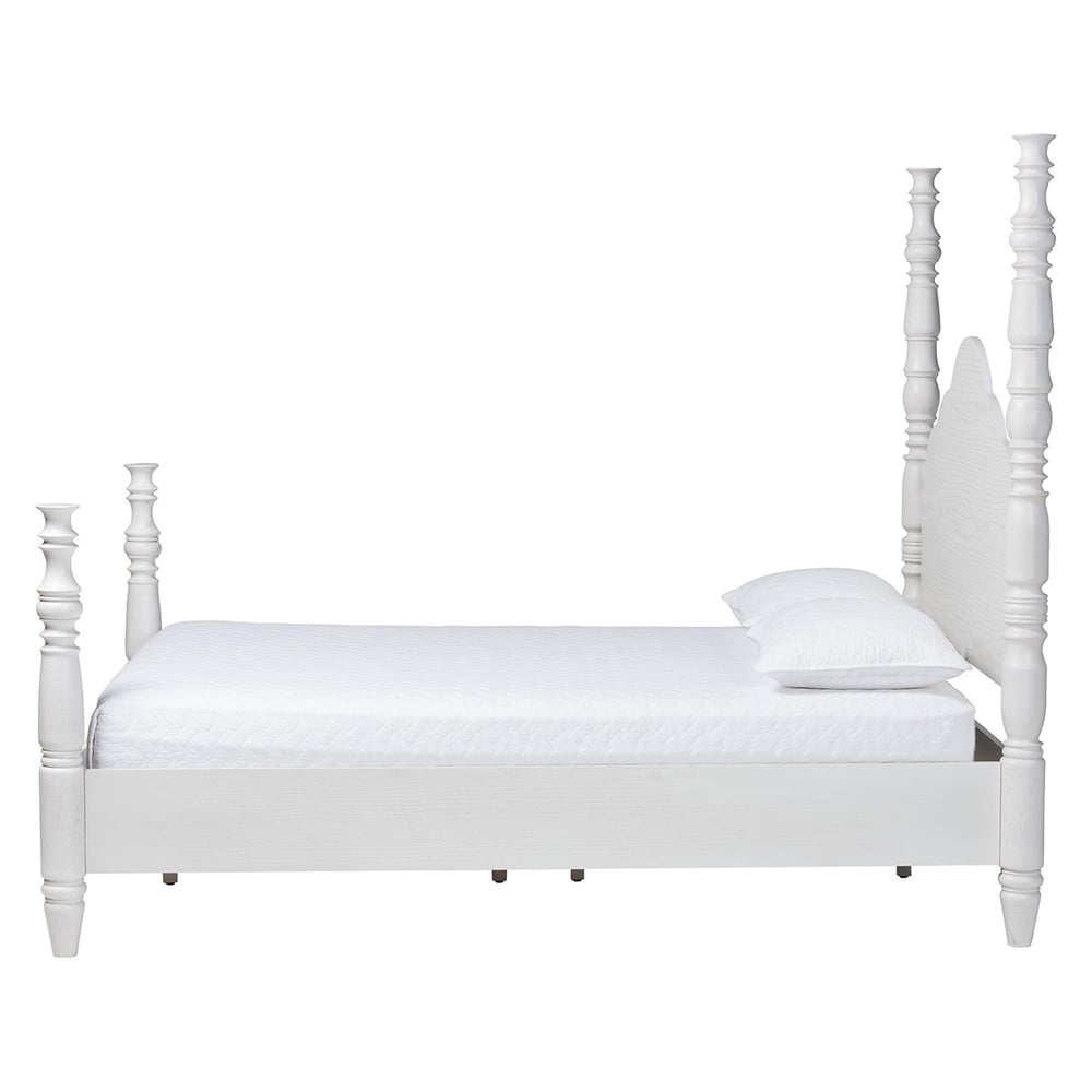 Martino Four-Poster Platform Bed by Wicker Fair