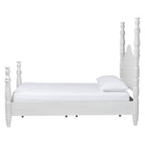 Martino Four-Poster Platform Bed by Wicker Fair