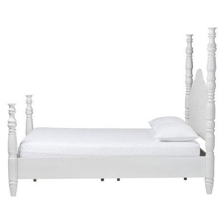 Martino Four-Poster Platform Bed by Wicker Fair