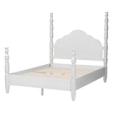 Martino Four-Poster Platform Bed by Wicker Fair