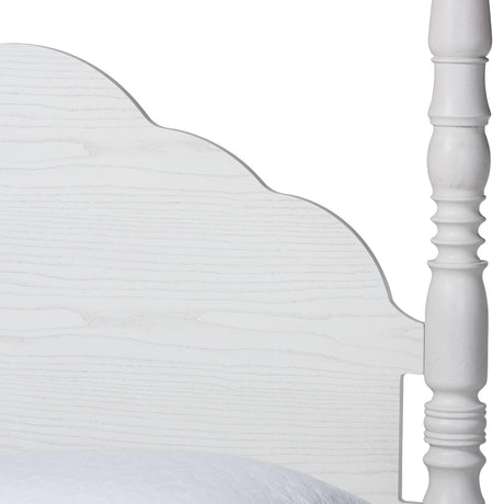 Martino Four-Poster Platform Bed by Wicker Fair