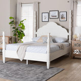 Martino Four-Poster Platform Bed by Wicker Fair