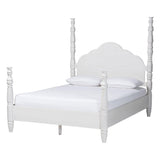 Martino Four-Poster Platform Bed by Wicker Fair