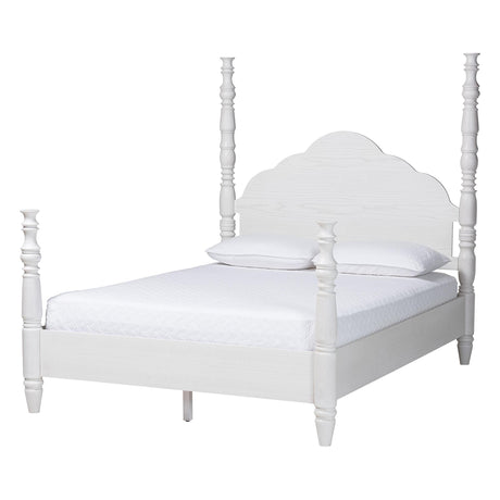 Martino Four-Poster Platform Bed by Wicker Fair
