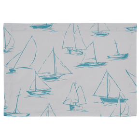 Sailboat Sketch Placemat Set (7689356345576)