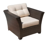 Samoa Lounge Chair with Cushions Model 901-1347-ATQ-C by Pelican Reef