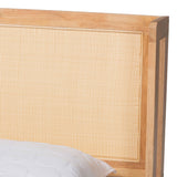 Sapporo Wicker Fair Queen Complete Wicker and Wooden Bed