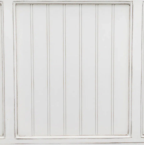Monaco Distressed White Twin Headboard Model B81839-BLANC By Seawinds Trading