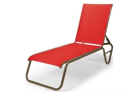 Gardenella Outdoor Sling 2 Pc Aluminum Lounge Set by Telescope Casual Model TCGRDNLLASLNGSET2