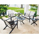 Wexler Outdoor Sling Recycled Plastic 6 Pc Lounge Set by Telescope Casual Model TCWXLRSLNGSET2
