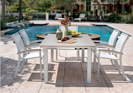 Bazza Outdoor MGP Sling Bar Height Stacking Cafe Chair by Telescope Casual Model 1335-Z090