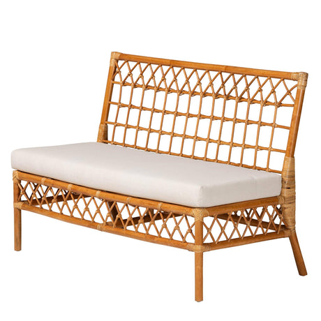 Sea Point Wicker Fair Rattan Dining or Bed Bench