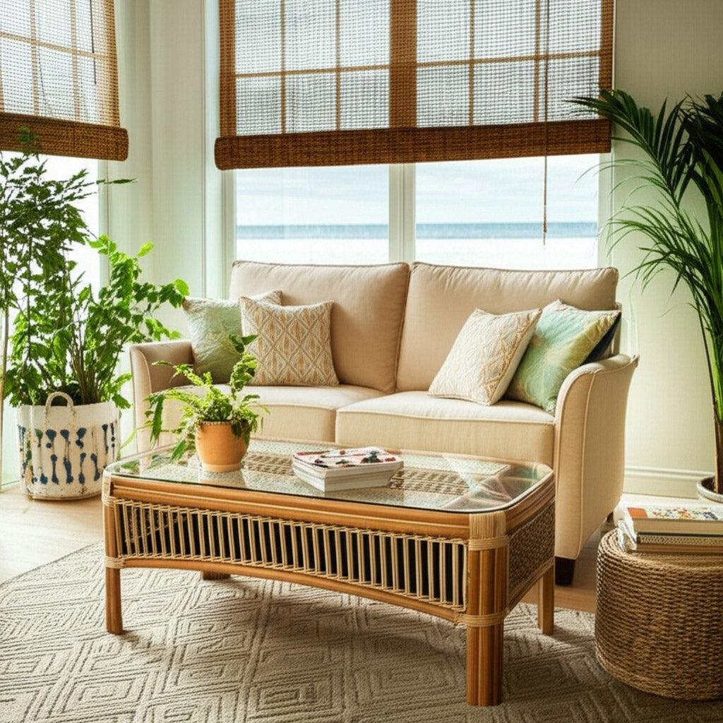Voyager Rattan Coffee Table Model VCT by Wicker Fair