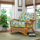 Voyager Rattan Lounge Chair with Deep Seating Comfort by Wicker Fair