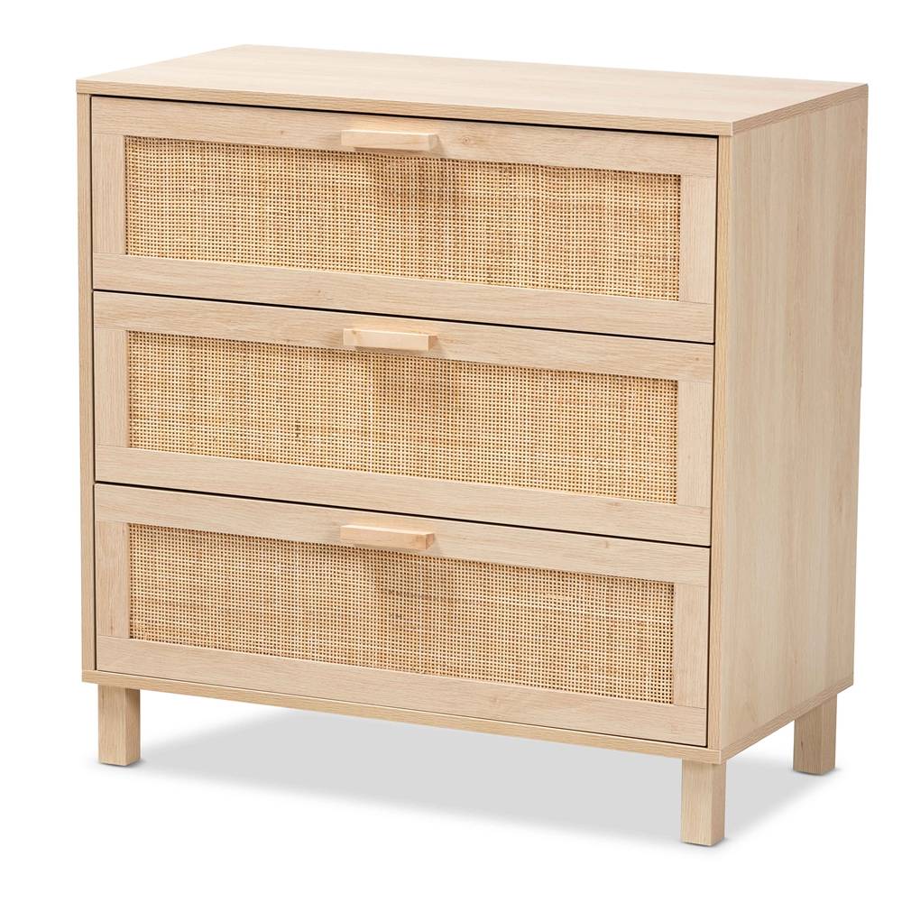 Serrano Wicker Fair 3-Drw Rattan Chest