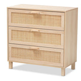 Serrano Wicker Fair 3-Drw Rattan Chest