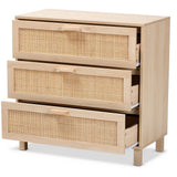 Serrano Wicker Fair 3-Drw Rattan Chest