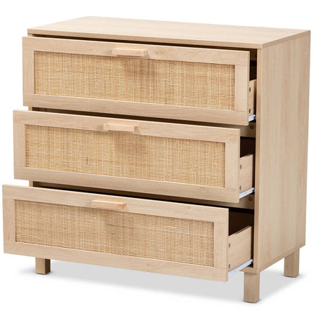 Serrano Wicker Fair 3-Drw Rattan Chest