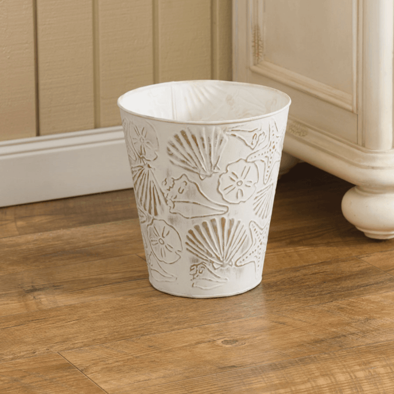 Shell Collection Waste Basket – AmericanRattan
