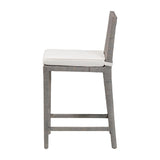 Sofia Rattan Counter Stool with Mahogany Wood Frame by Wicker Fair