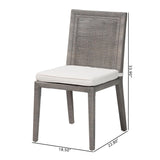 Sofia Rattan Dining Chair with Cushion by Wicker Fair