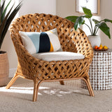 Stylistics Rattan Wicker Fair Arm Chair