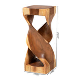 Raynee Suar Wood Accent Table by Wicker Fair