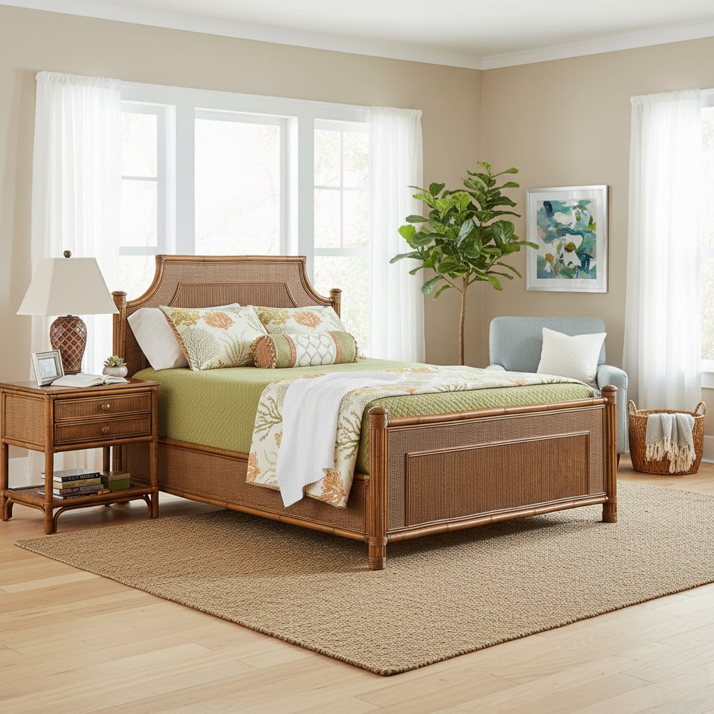 Summer Retreat Indoor Arched Queen Bed by Braxton Culler Made in the USA Model 818-021