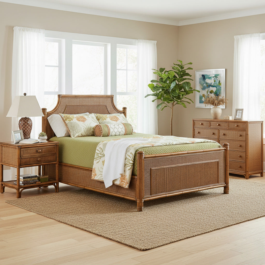 Summer Retreat 4 PC Bedroom Set by Braxton Culler