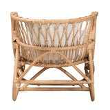 Sunny Wicker Fair Rattan Chaise with Cushions