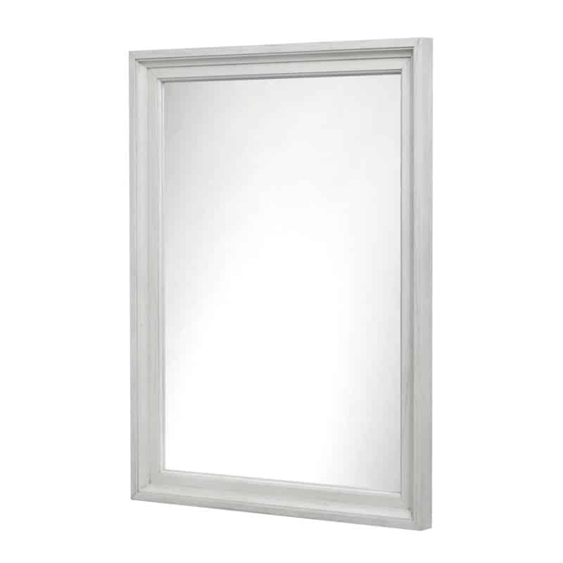 Surfside Weathered White Coastal Mirror B27738-WW By Seawinds Trading
