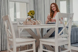 Surfside 45" Round Dining Table Model D27786-WW By Seawinds Trading