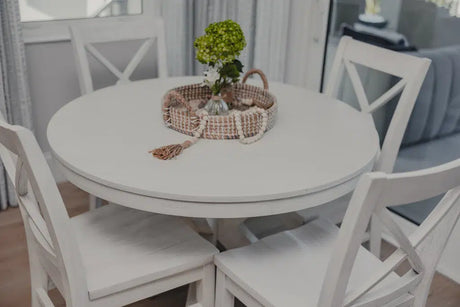 Surfside 45" Round Dining Table Model D27786-WW By Seawinds Trading