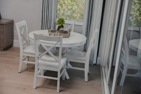 Surfside 45" Round Dining Table Model D27786-WW By Seawinds Trading