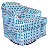 Ceylon Upholstered Swivel Chair Model SW106 by Capris Furniture