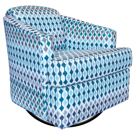 Ceylon Upholstered Swivel Chair Model SW106 by Capris Furniture