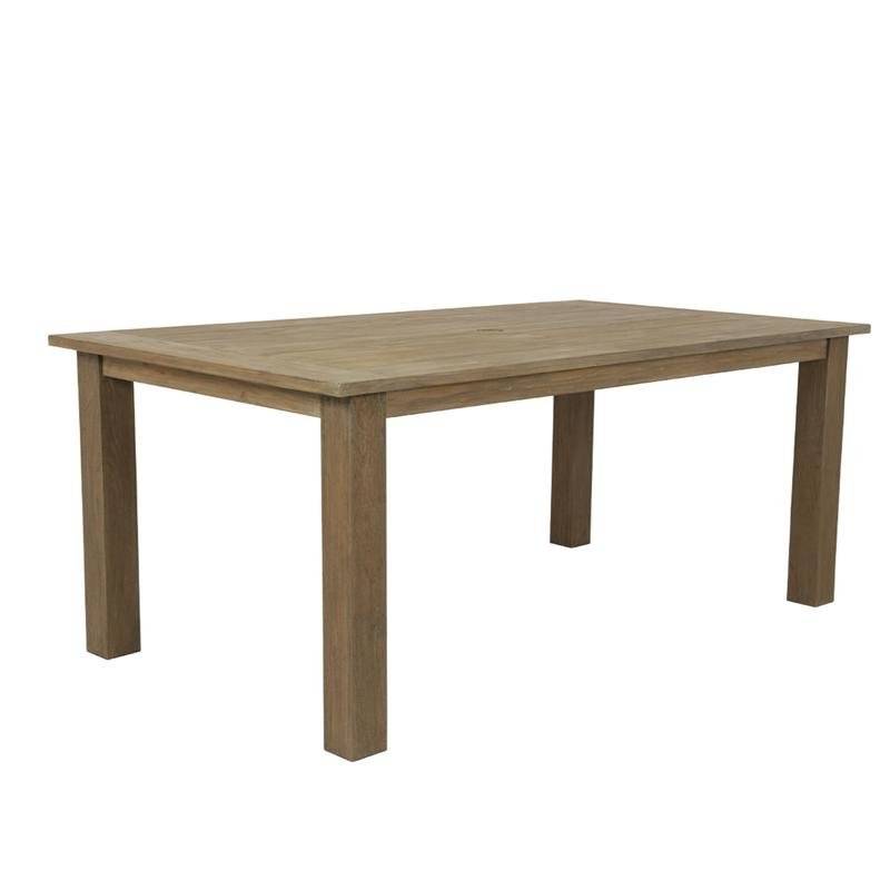 Coastal Teak Outdoor 91" Dining Table by Sunset West Model 5501-T91