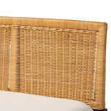 Tabanan Wicker Fair Rattan and Acacia Wood 3-Piece Dining Nook Banquette Set