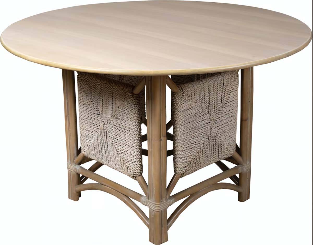 Sankara 5 Pc Rattan Dining Set 624-SET By Capris Furniture