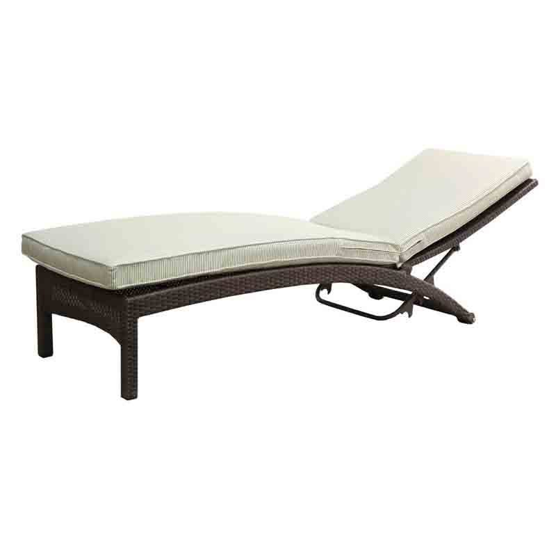 Tilbury All Weather Wicker Chaise Lounge CH9862 by Beachcraft