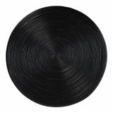 Wicker Fair Tokyo Black Hourglass Rattan End Table